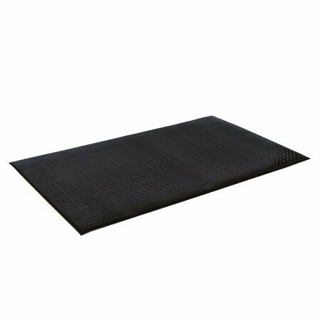 CROWN MATTING TECHNOLOGIES Wear-Bond Tuff-Spun Diamond-Surface 4'x6' Black WB 0046KD